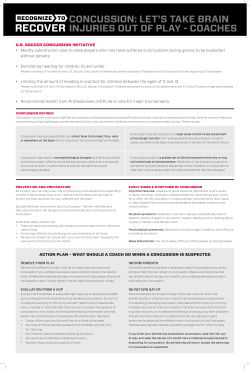 concussion: let`s take brain injuries out of play