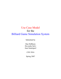 Use Case Model - Dan DeBlasio, PhD