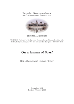 On a lemma of Scarf