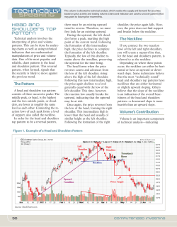 The Neckline Volume`s Contribution Head and Shoulders Top