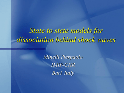 Monte Carlo Method applied to non-equilibrium - (CNR)