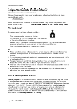 Independent Schools