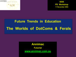 ACSA Conference Oct 2003