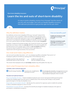 Learn the ins and outs of short-term disability