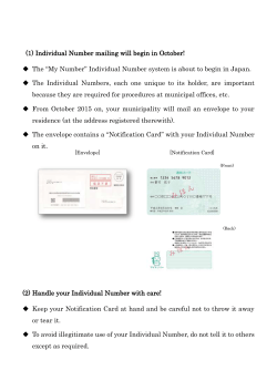 Individual Number Cards