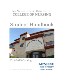 Nursing - McNeese State University