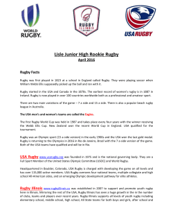 Rookie Rugby - Lisle CUSD 202