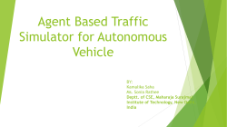 Agent Based Traffic Simulator for Autonomous Vehicle