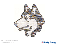 2017 Corporate Guidance December 13, 2016