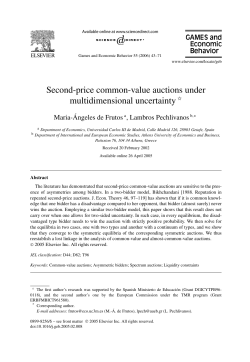 Second-price common-value auctions under