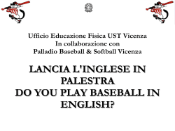 Do You Know How to Play Baseball” Catching – (5