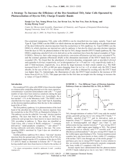 A Strategy To Increase the Efficiency of the Dye