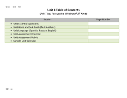 Unit Title… - Woodburn School District