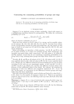Contrasting the commuting probabilities of groups and rings 1