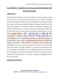 Cost-Effective Authentic and Anonymous Data