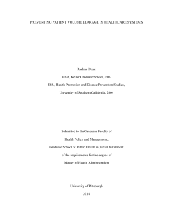 Preventing patient volume leakage in healthcare systems