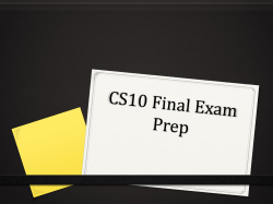CS10 Final Exam Prep - Inst.eecs.berkeley.edu