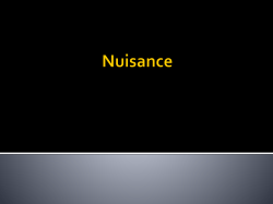 Nuisance - Professor Beyer