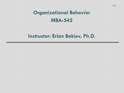 5: Motivation Concepts