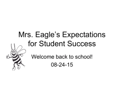 Homeroom Expectations