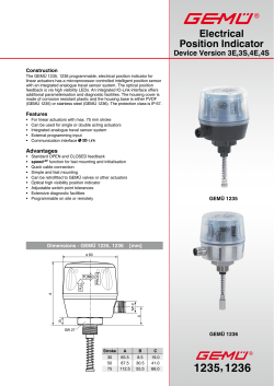Electrical Position Indicator