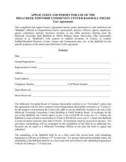 application and permit for use of the