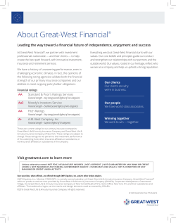 About Great-West Financial&reg;