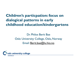 1. Children`s Participation