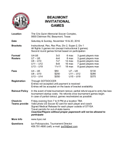Beaumont Invitational Games