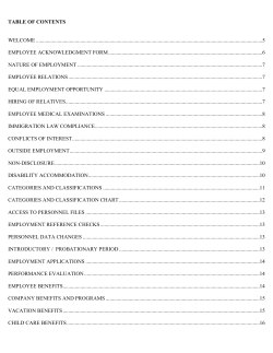 Employee Handbook - Florida Contractor