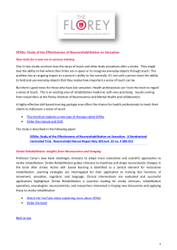 SENSe - The Florey - Institute of Neuroscience and Mental Health