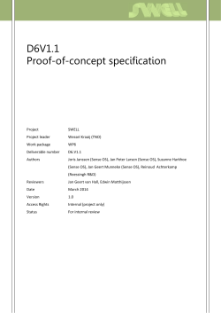 D6V1.1 - Proof-of-concept specification