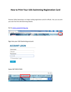 How to Print Your USA Swimming Registration Card