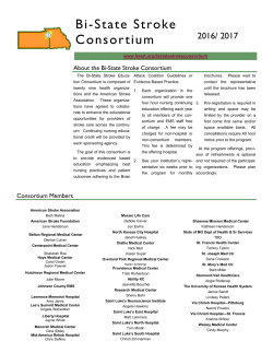 Bi-State Stroke Consortium 2016/ 2017