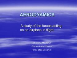 aerodyamics - FSU High Energy Physics