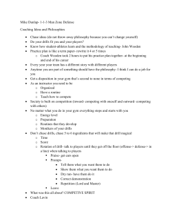 Mike Dunlap- 1-1-3 Man Zone Defense Coaching Ideas and