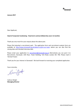 Head of Corporate Fundraising