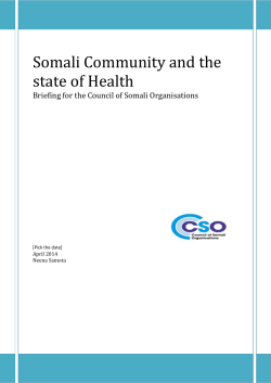 Health Reforms - Council of Somali Organisations