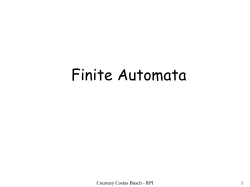 Languages and Finite Automata