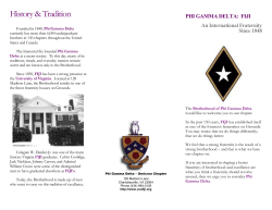 Brochure - Phi Gamma Delta