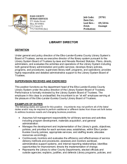 library director - Elko County Library