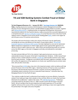 Leading Renewable Energy Firm Chooses TIS` eFLOW&reg; Automated