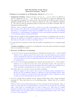 HW Solutions for Week V