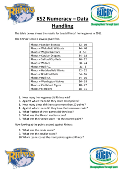 here - Leeds Rhinos Foundation