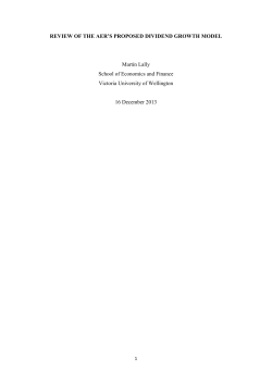 Lally - DGM final report - rate of return guideline