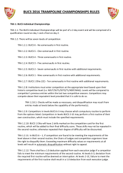 bucs 2016 trampoline championships rules