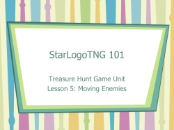 StarLogoTNG 101