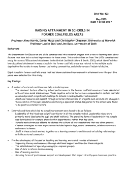 Brief No 423 - Department for Education