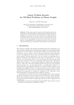 Linear Problem Kernels for NP-Hard Problems on Planar Graphs