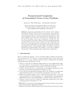 Parameterized Complexity of Generalized Vertex Cover Problems